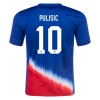 Camisetas Estados Unidos Pulisic 10 Segunda 2024 - Hombre Camisetas Estados Unidos Pulisic 10 Segunda 2024 - Hombre